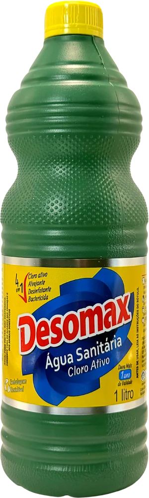 Água Sanitária Cloro Ativo Desomax 1 litro