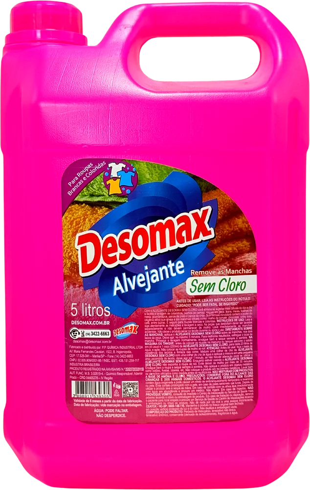 Alvejante sem Cloro Desomax 5 litros